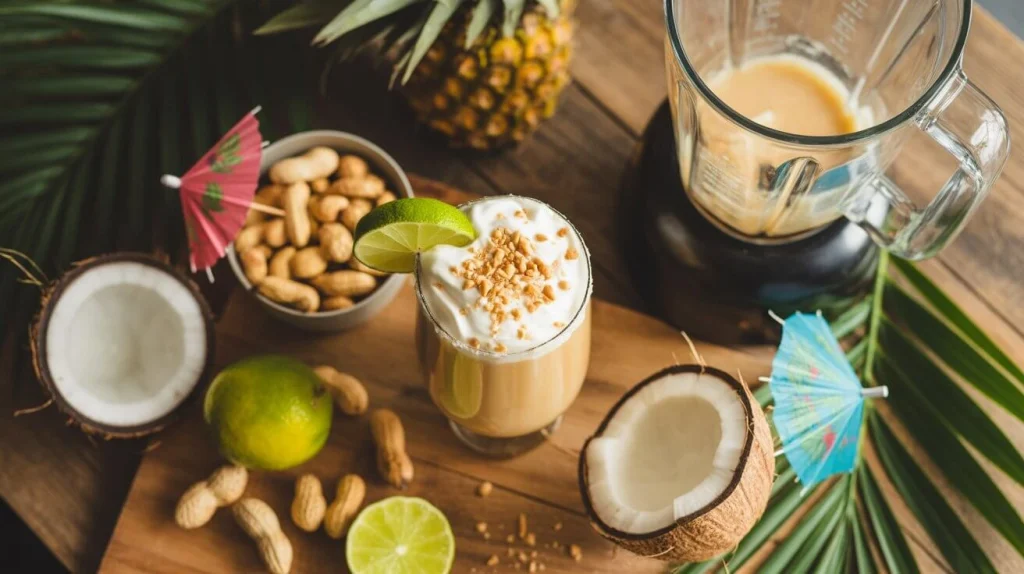 Peanut colada drink 1 2 Peanut colada drink